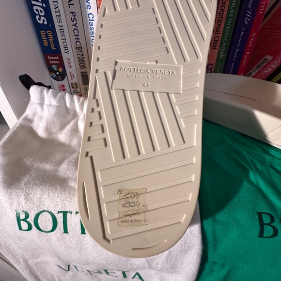 Bottega Veneta White Rubber Sole Slide main image 11